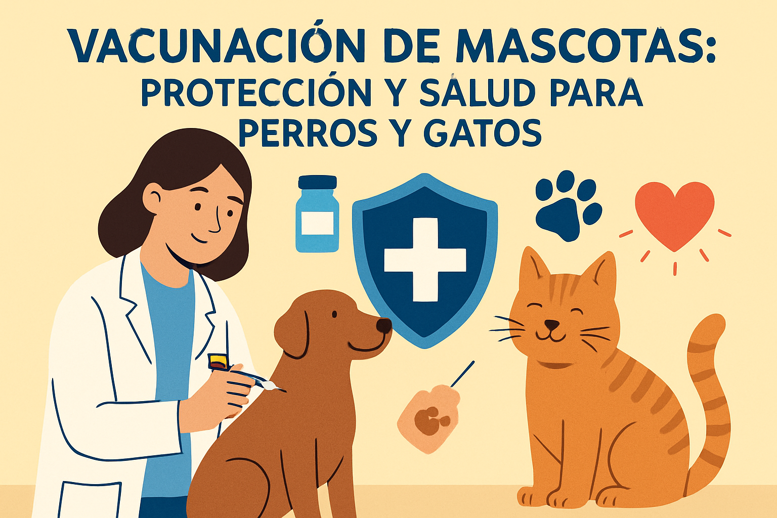 Vacunación de mascotas: protección y salud para perros y gatos