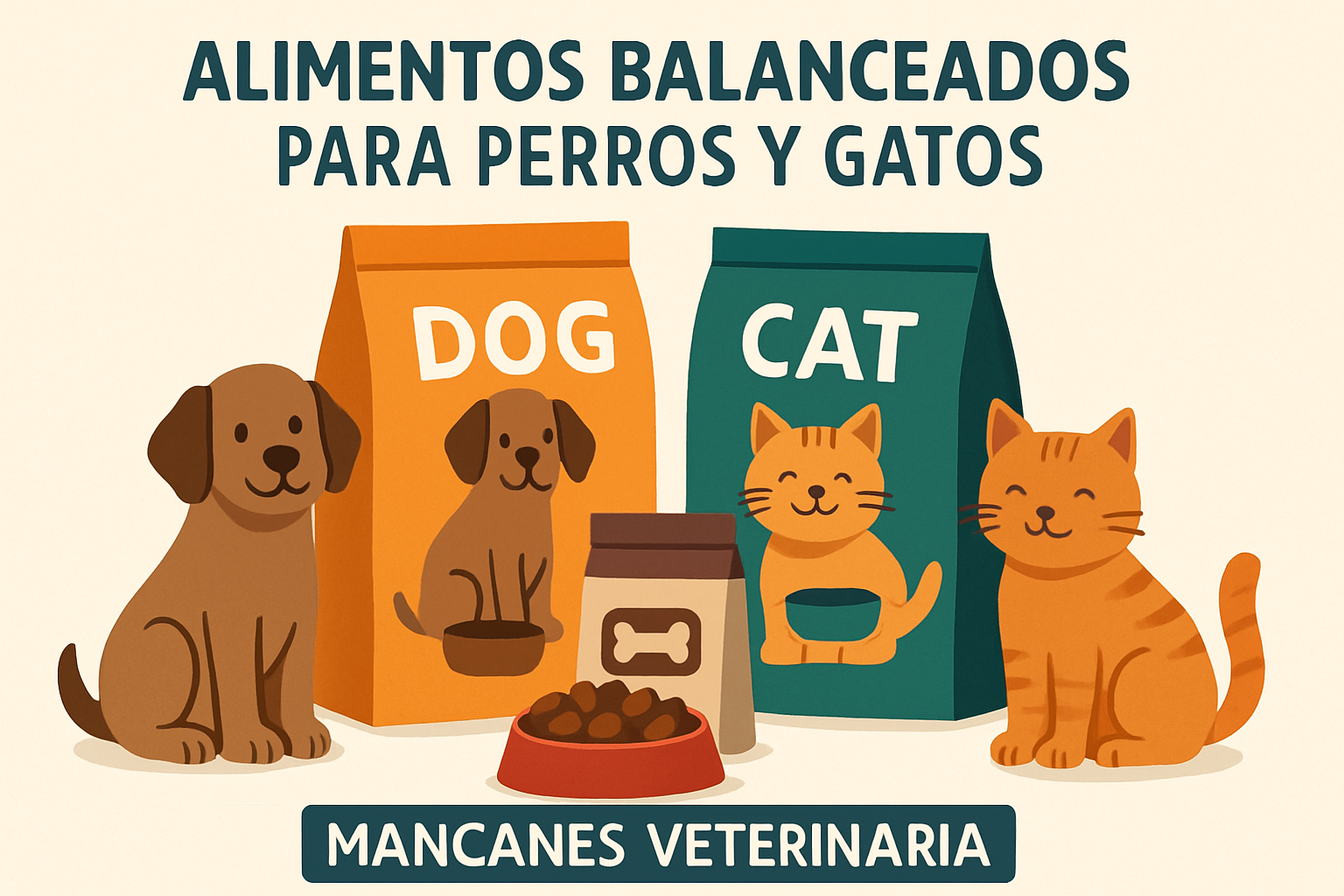 Alimentos balanceados para perros y gatos en Mancancanes Veterinaria